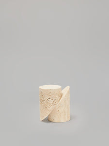 AVALON - TRAVERTINE SCULPUTRE & BOOKEND